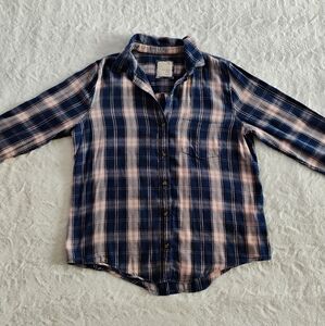 SO Plaid Button Down Shirt